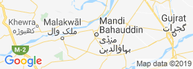Mandi Bahauddin map